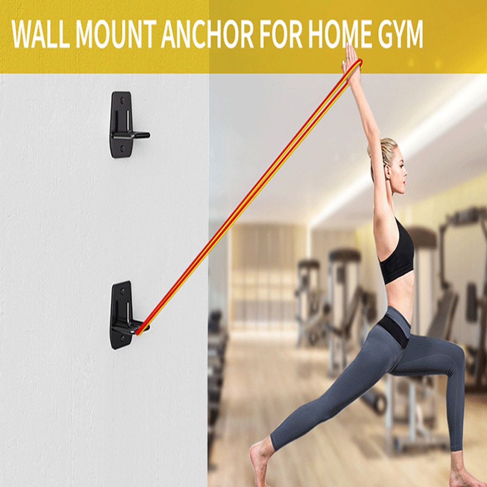 Home Gym Yoga - 3 шт. черных настенных креплений для