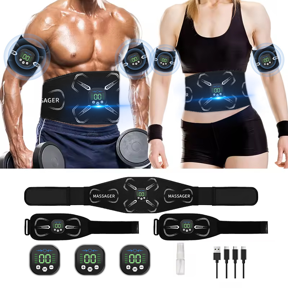 Home Gym Routine - Электростимулятор мышц EMS: тренажер для пресса,