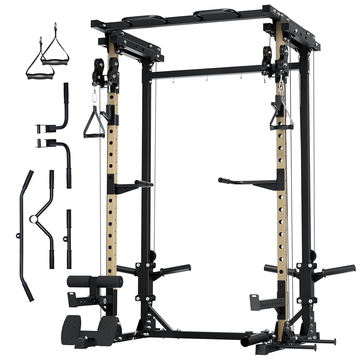 Home Gym Pulley System - Drone3 Power Rack, многофункциональная стойка для