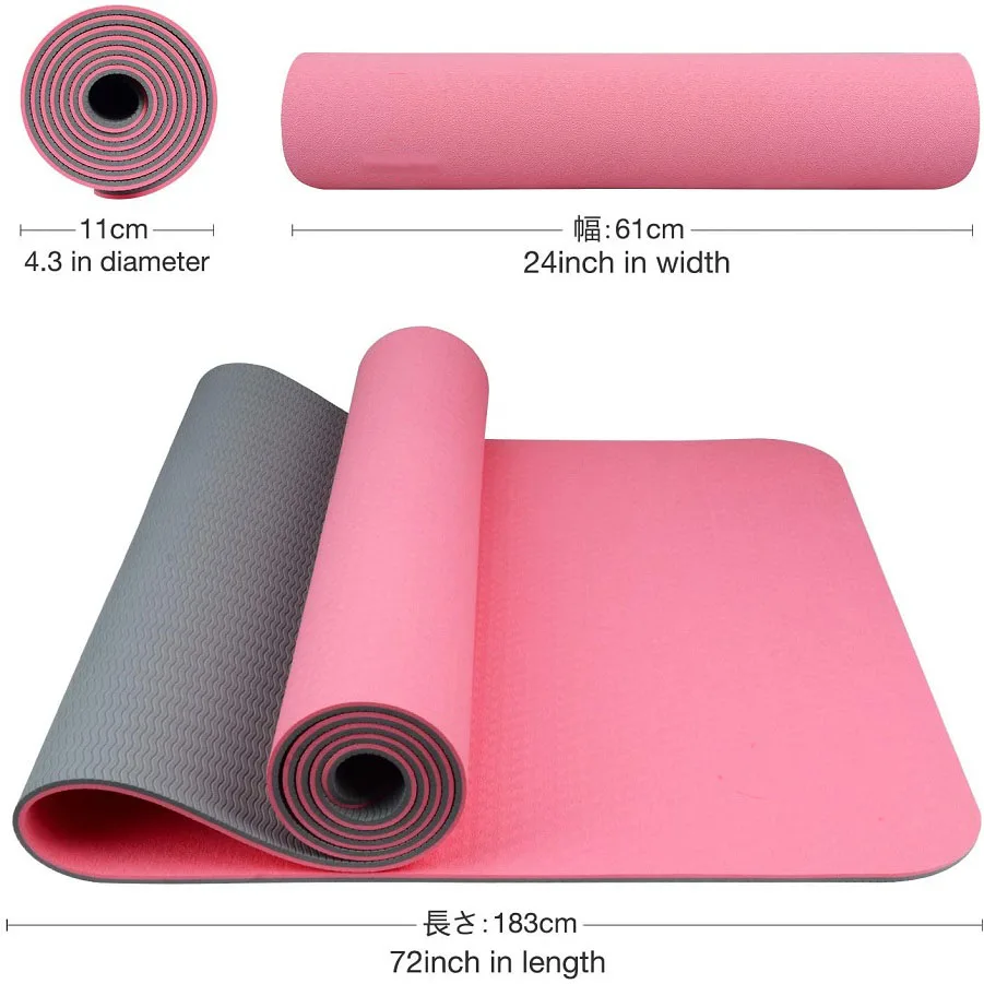 Коврик для йоги RUISIDA TPE 18 – обзор и цена Home Gym Yoga Studio