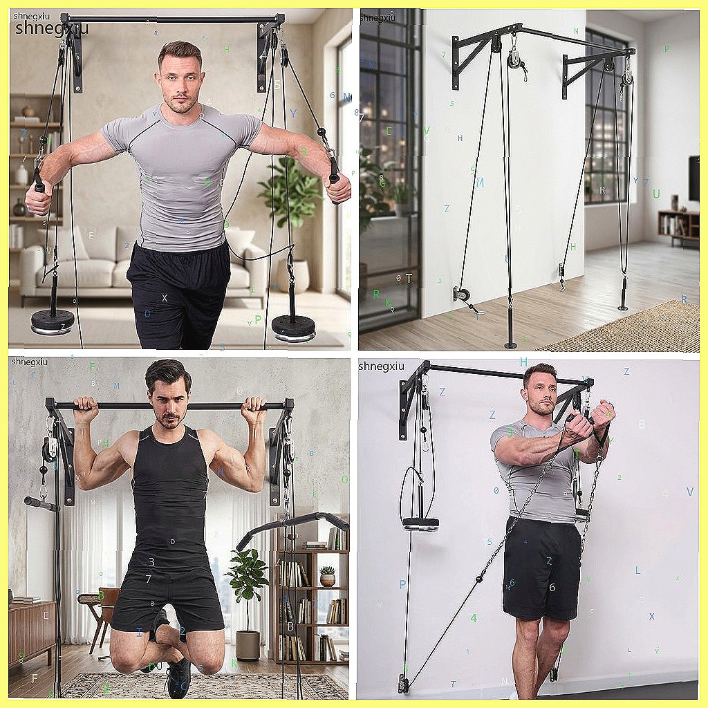 Настенная система блоков-ролик – обзор и цена Home Gym Pulley System