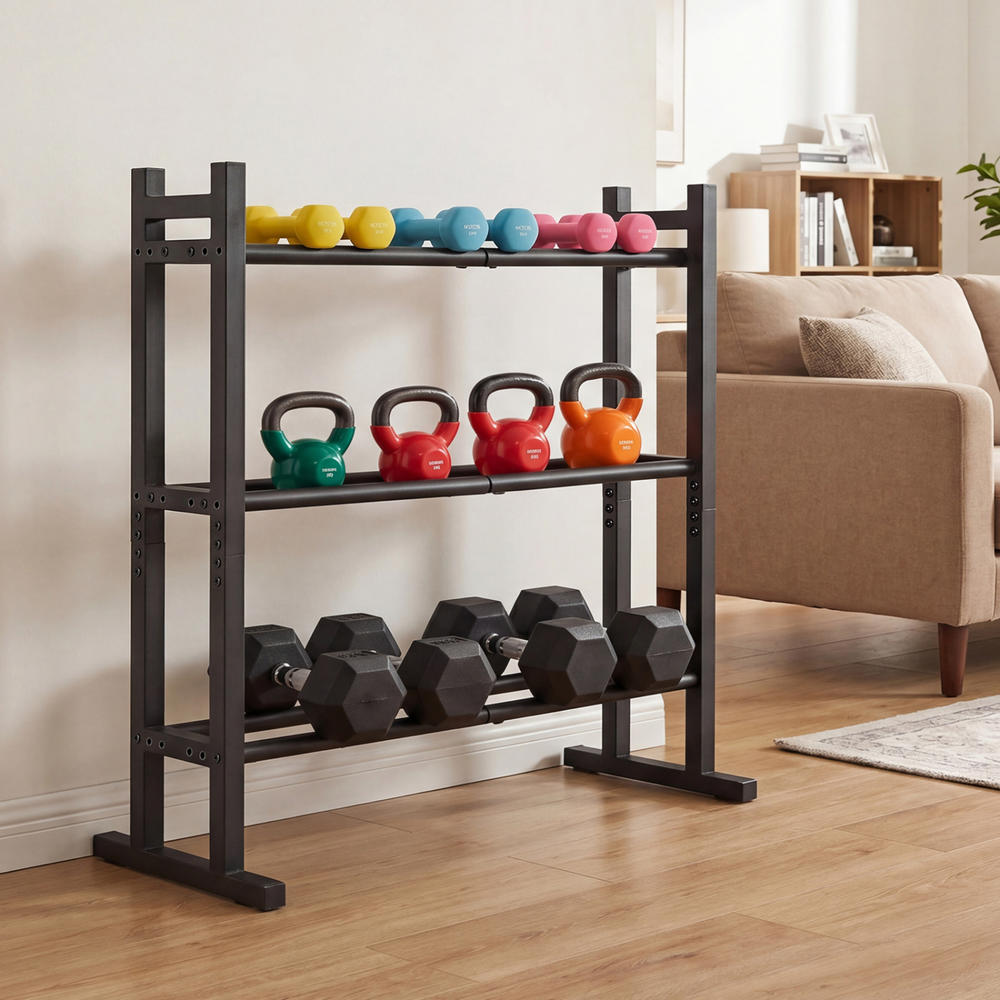 Усиленная 3-ярусная стойка для – обзор и цена Home Gym In Garage
